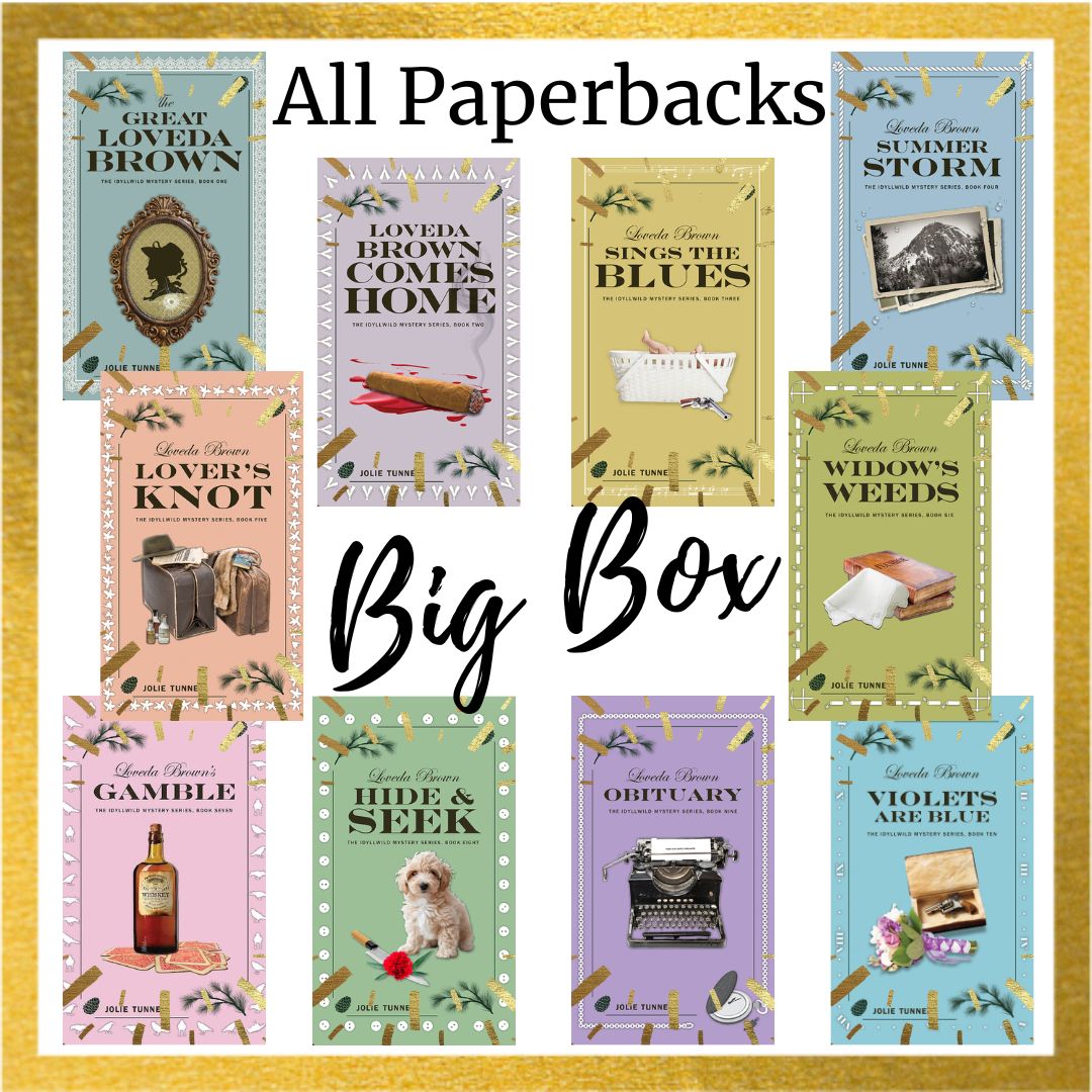 The Idyllwild Mystery Series Big Box, Books 1-10 (signed paperbacks)